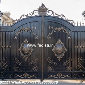 Laser Cutting Design Gate, Acp Gate Design Main Gate Lighting In Outdoor