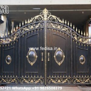Small Steel Gate Design, Old Gate Design Main Gate Lighting In Outdoor