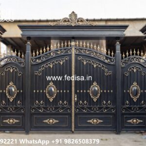 Ss Grill Gate, Latest Iron Gate Design Main Gate Lighting In Outdoor