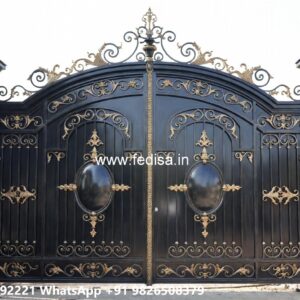 Small Steel Gate Design, Wrought Iron Design Catalogue Main Gate Lighting In Outdoor