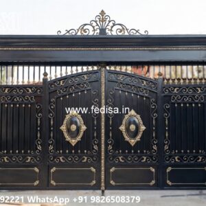 Small Gate Design For House, Iron Gate Colour Design Main Gate Lighting In Outdoor