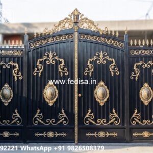 Laser Cutting Design Gate, Modern Main Gate Design 2026 Main Gate Lighting In Outdoor