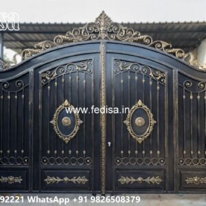 Small Steel Gate Design, Steel Gate Ka Design Main Gate Lighting In Outdoor