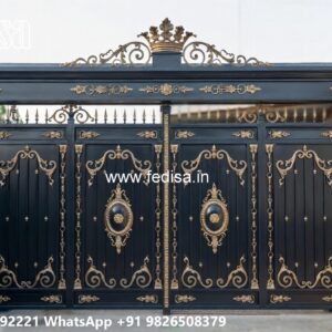 Door Design Main Gate, Compound Gate Price Main Gate Lighting In Outdoor