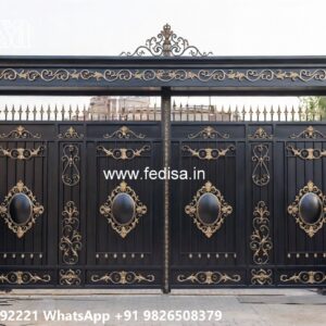 Small Gate Design For House, Safety Grill Design For Compound Wall Main Gate Lighting In Outdoor
