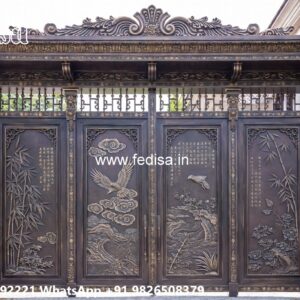 Sliding Gate Design Latest, Folding Gate Design For House Main Gate Lighting In Outdoor
