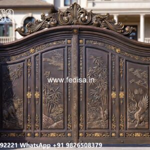 Laser Cutting Design Gate, Sliding Grill Gate Stainless Steel Main Gates