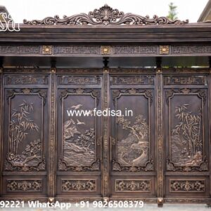 Laser Cutting Design Gate, 6 Feet Gate Design Stainless Steel Main Gates