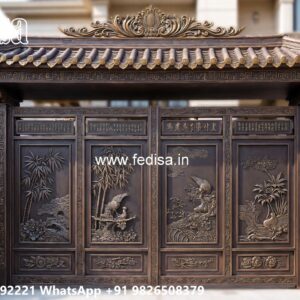 Laser Cutting Design Gate, Gate Elevation Design Stainless Steel Main Gates