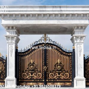 Swing Gate Design, Boundary Wall Steel Grill Design Stainless Steel Main Gates
