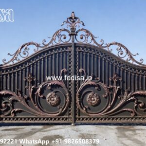Laser Cutting Design Gate, Steel Gate Single Palla Stainless Steel Main Gates