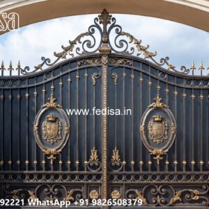 Door Design Main Gate, Compound Wall Grill Gate Design Stainless Steel Main Gates