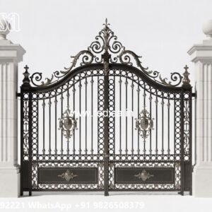 Small Gate Design For House, Steel And Iron Mix Gate Design Stainless Steel Main Gates