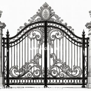 Swing Gate Design, Galvanized Gate Design Stainless Steel Main Gates