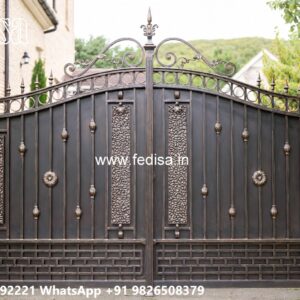 Door Design Main Gate, Laser Cutting Iron Gate Stainless Steel Main Gates