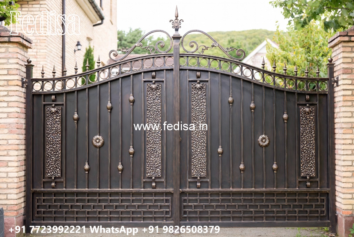 Door Design Main Gate, Laser Cutting Iron Gate Stainless Steel Main Gates