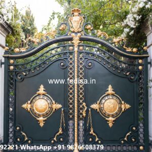 Front Steel Gate Design, Gate Structure Design Stainless Steel Main Gates