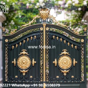 Laser Cutting Design Gate, Sliding Gate Roller Design Stainless Steel Main Gates