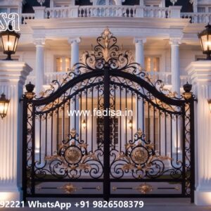 Front Steel Gate Design, Gi Square Pipe Gate Design Stainless Steel Main Gates