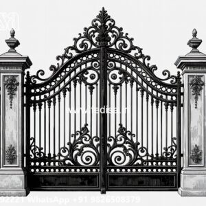 Swing Gate Design, Modern Iron Fence Designs Stainless Steel Main Gates
