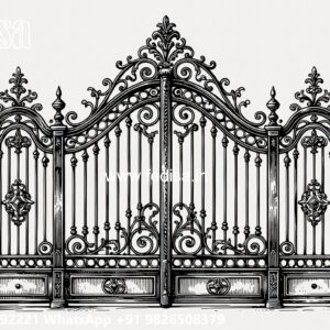 Swing Gate Design, Design Gate Ke Design Stainless Steel Main Gates