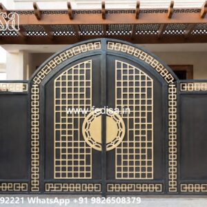 Front Steel Gate Design, Boundary Wall And Gate Design Stainless Steel Main Gates