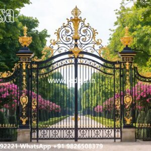 Laser Cutting Design Gate, Makan Ke Gate Ke Design Stainless Steel Main Gates