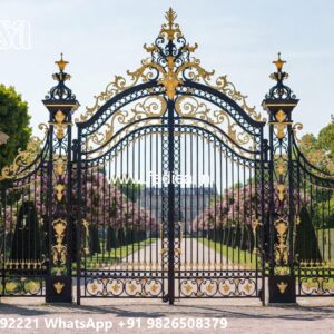 Front Steel Gate Design, Iron Fence Designs For Homes Stainless Steel Main Gates