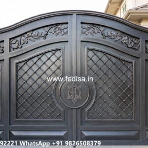Swing Gate Design, Classic Main Gate Design Stainless Steel Main Gates