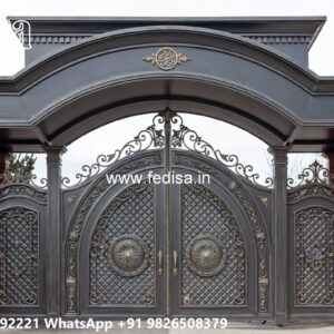 Small Steel Gate Design, Compound Wall Single Gate Design Stainless Steel Main Gates