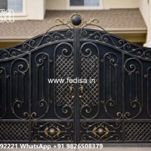 Swing Gate Design, Front Gate Entrance Design Stainless Steel Main Gates