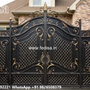 Front Steel Gate Design, Main Gate Iron Colour Stainless Steel Main Gates