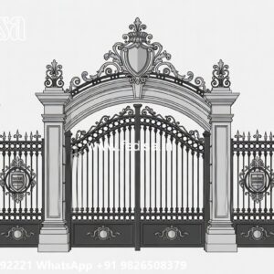 13 Feet Gate Design, Gate Wall Design Stainless Steel Main Gates