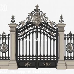 Simple House Gate Design, Boundary Gate Design Stainless Steel Main Gates