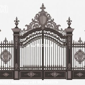 Concrete Gate Design, Simple Steel Gate Design Stainless Steel Main Gates