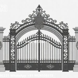 Simple House Gate Design, Loha Gate Design Stainless Steel Main Gates