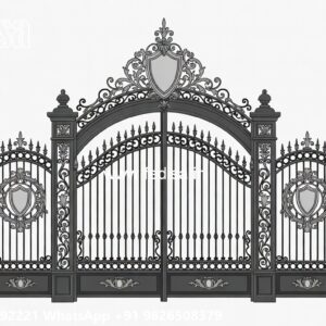 Hpl Sheet Gate Design, Lohe Ka Gate Ka Design Stainless Steel Main Gates