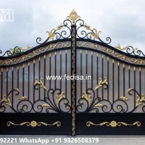 18 Feet Gate Design, Bamboo Gate Design Stainless Steel Main Gates