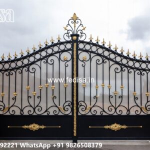 Concrete Gate Design, Square Pipe Gate Design Stainless Steel Main Gates
