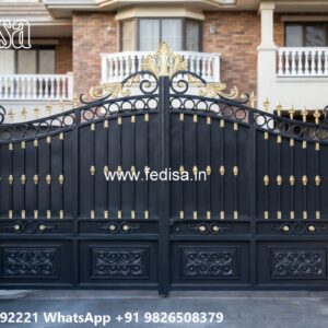Folding Grill Gate Design, Compound Wall Grill Design Stainless Steel Main Gates