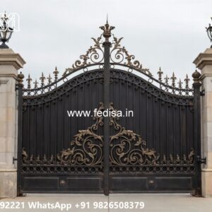 Hpl Sheet Gate Design, Angle Bar Gate Design Stainless Steel Main Gates