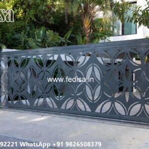 Folding Grill Gate Design, Main Gate Design Iron Pipe Stainless Steel Main Gates