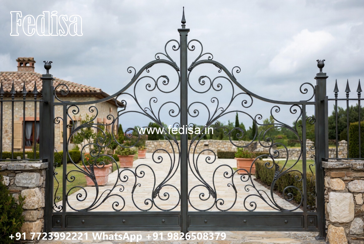 Unique Gate Design, Hpl Gate Design Stainless Steel Main Gates