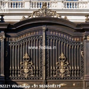 35 Feet Gate Design, Front Steel Gate Design Stainless Steel Main Gates