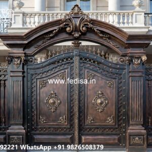 Concrete Gate Design, 8 Feet Gate Design Stainless Steel Main Gates