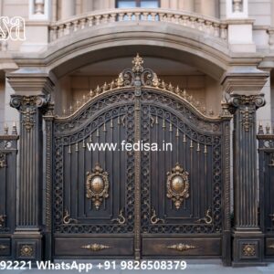 Latest Main Gate Design 2051, Timber Gates Designs Stainless Steel Main Gates