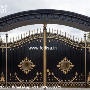 Hpl Sheet Gate Design, Compound Gate Simple Design Stainless Steel Main Gates