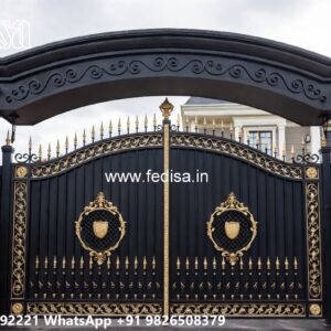 Hpl Sheet Gate Design, Park Gate Design Stainless Steel Main Gates