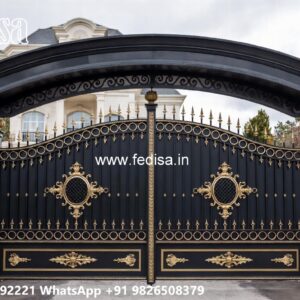 Concrete Gate Design, Full Gate Design Stainless Steel Main Gates