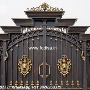 Folding Grill Gate Design, Sliding Fence Gate Design Stainless Steel Main Gates